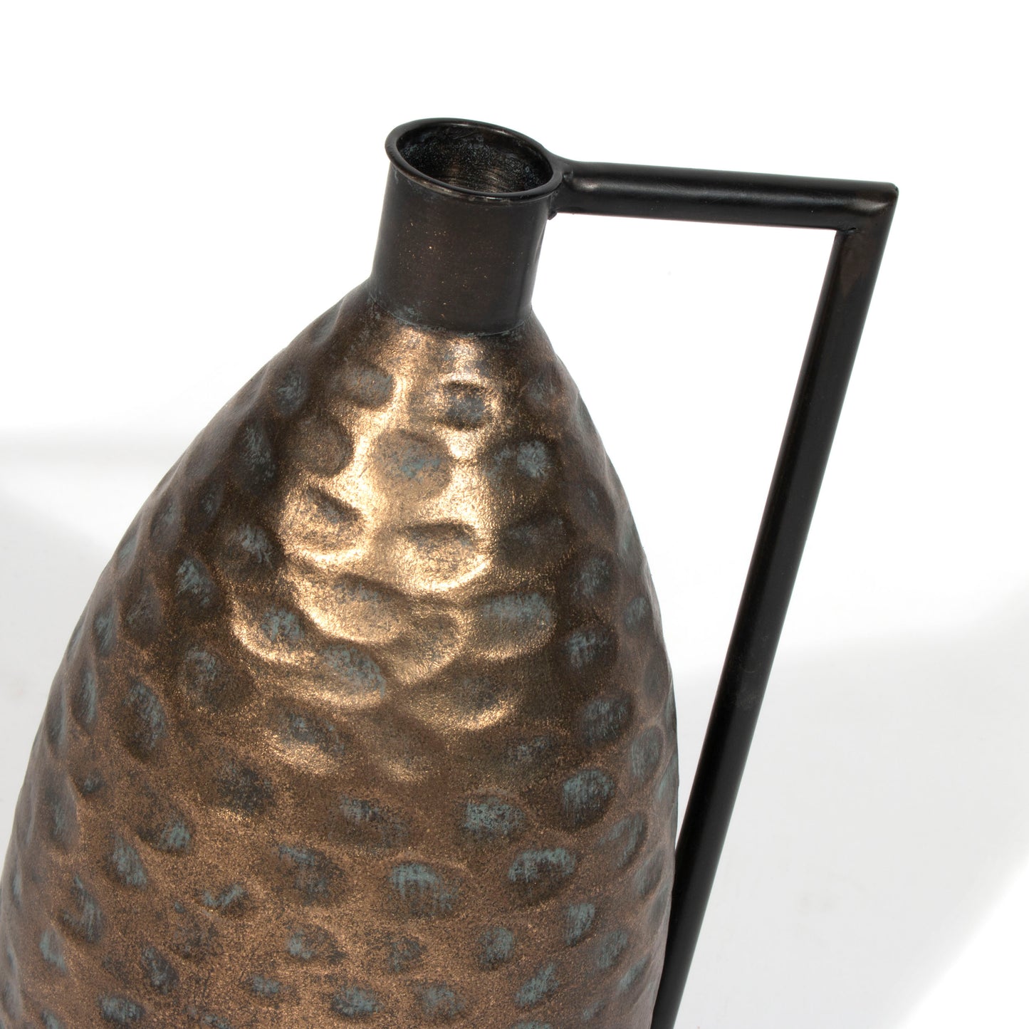 Moscow Mule Textured Metal Vase