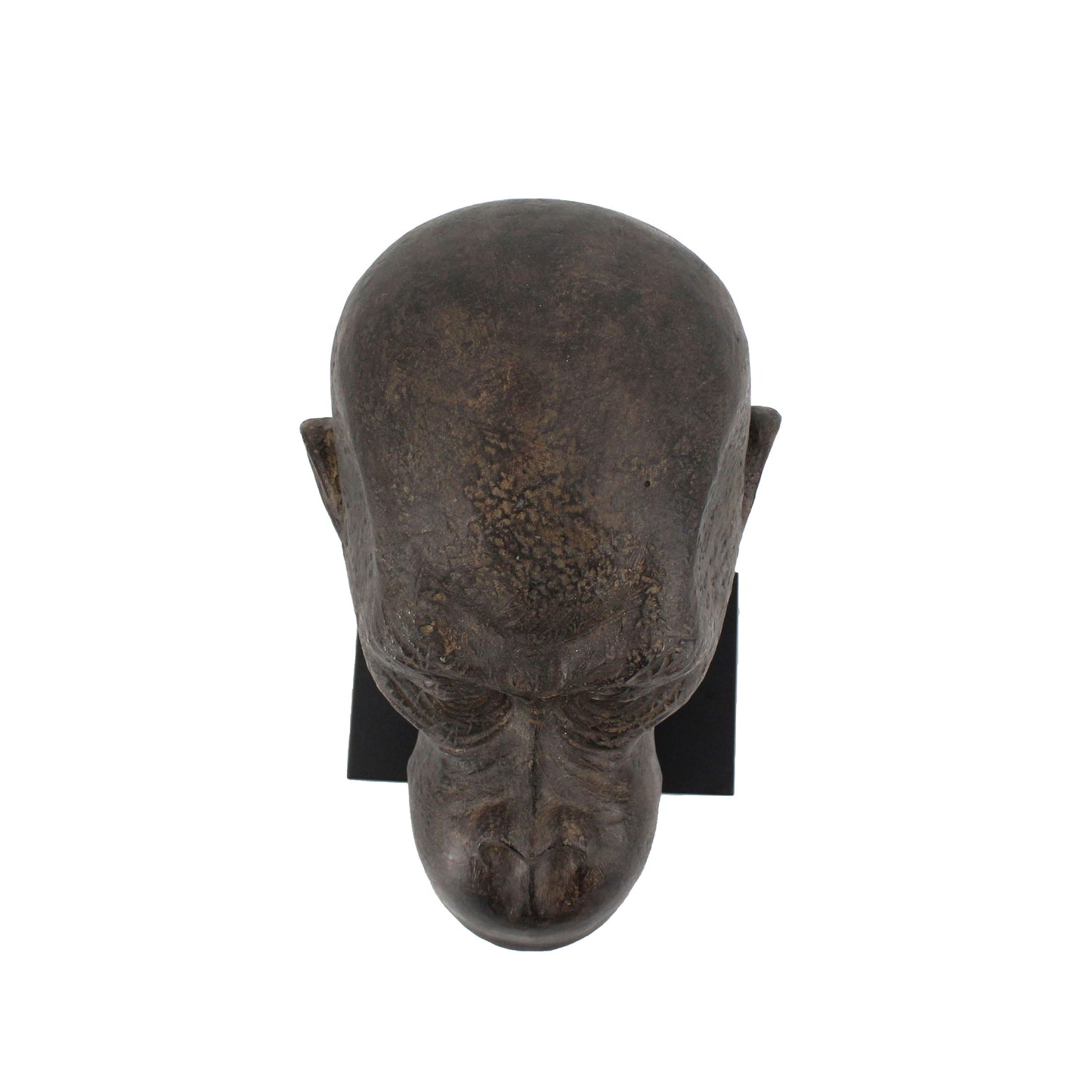 Black Chimpanzee Head Decor Sculpture