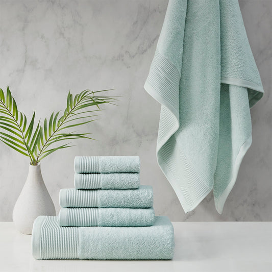 600gsm Premium Eco-Friendly Sustainable Towel Set, Sea Blue