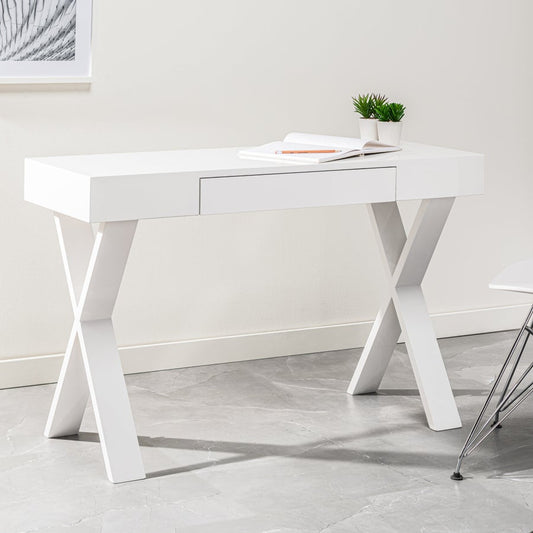 Hudson Cross Console White Desk / Table