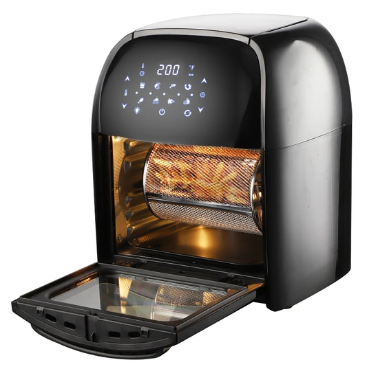 Supersonic 3-in-112 Qt Air Fryer/Dehydrator/Rotisserie Oven