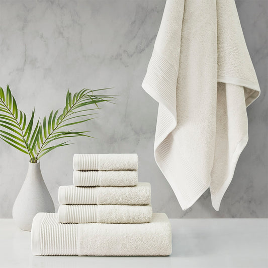 600gsm Premium Eco-Friendly Sustainable Towel Set, Ivory