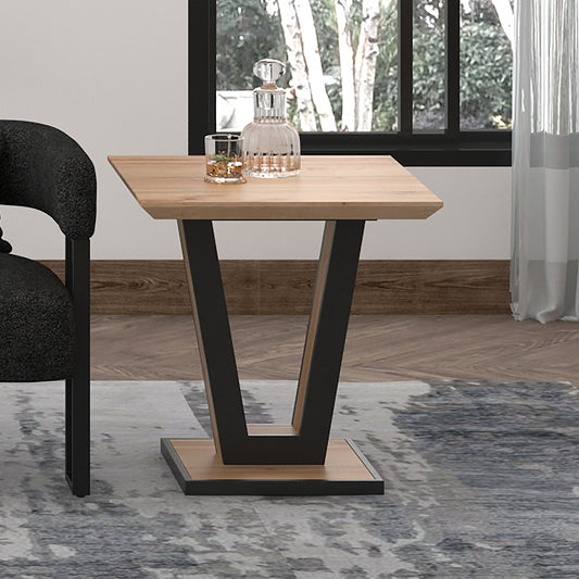 Forna Accent Table in Natural and Black