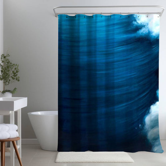 Wave Shower Curtain | 71" X 74"