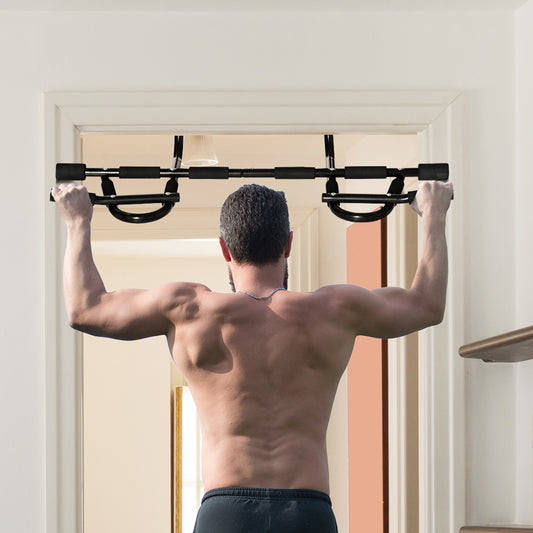 Doorway Pull Up Bar, Portable Chin Up Bar, Multifunctional Dip bar Fitness, Door Exercise Equipment for Home Gym
