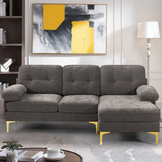 The Studio Trend Sectional Sofa RH in Grey