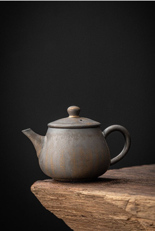 Gohobi Ceramic Metallic Glaze Teapot