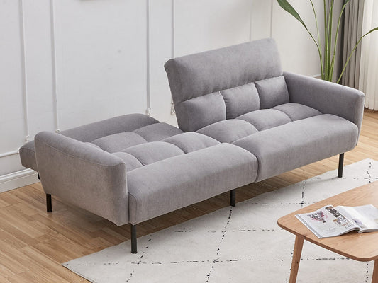 Split Back and Seat Design
Sofa Bed with Memory Foam Cushion in Grey