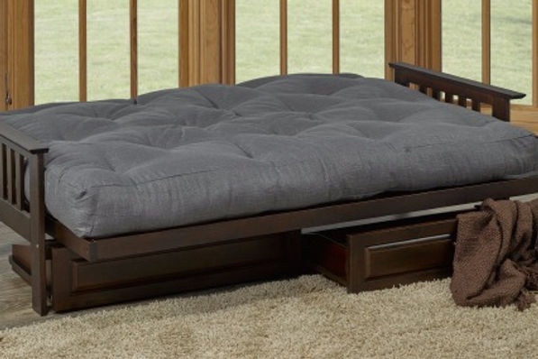 Wooden Futon Frame (Espresso)