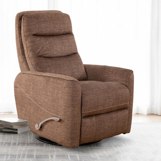 Modern Recliner Chair in Chocolate