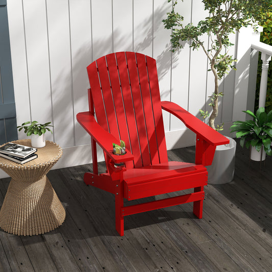 Classic Adirondack Chair, Muskoka Chairs in Red