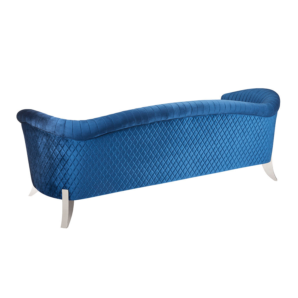 Christine Sofa: Blue velvet