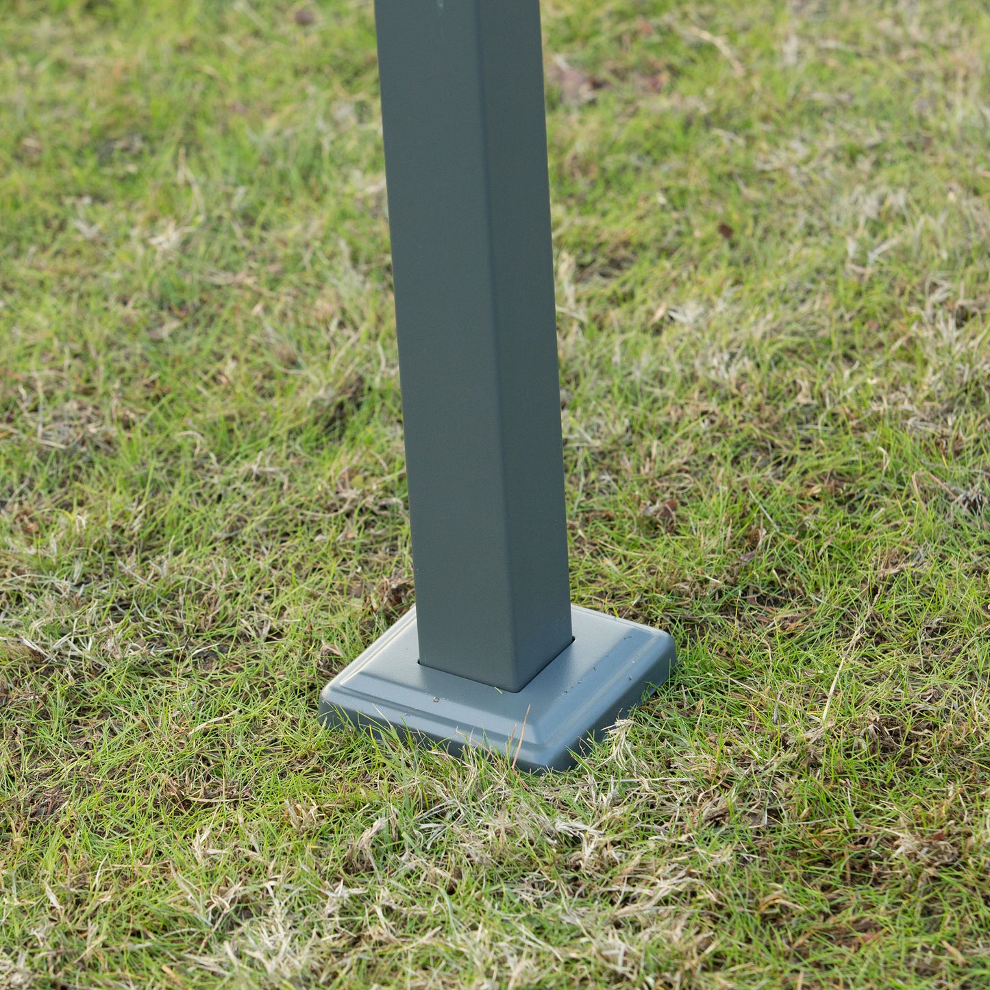 Outsunny 10x7ft Metal Frame Pergola Gazebo with Retractable Canopy Outdoor Patio Sun Shelter Garden Grape Tent Water-resistant Yard Shade Grey