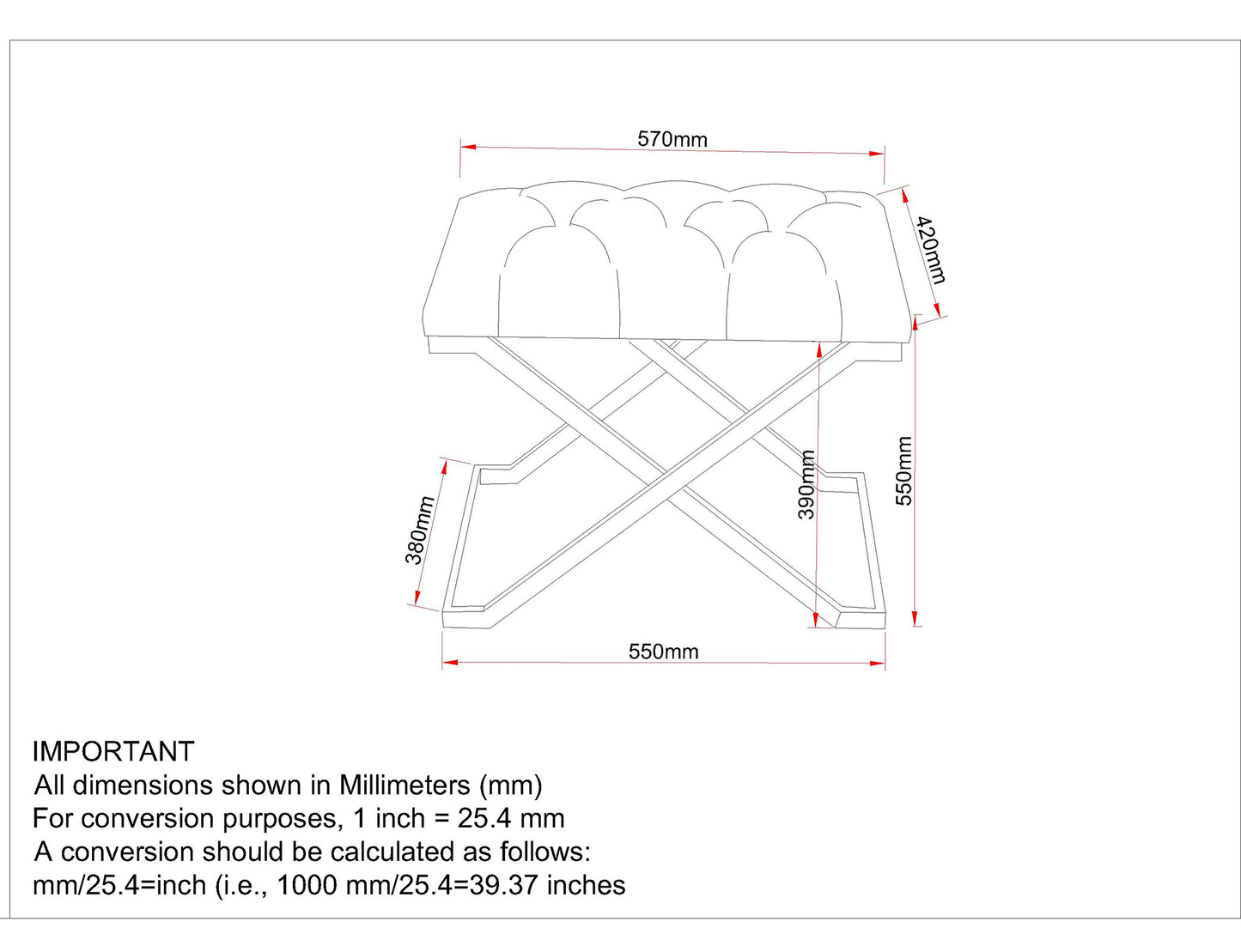 Rada Bench in Grey and Gold