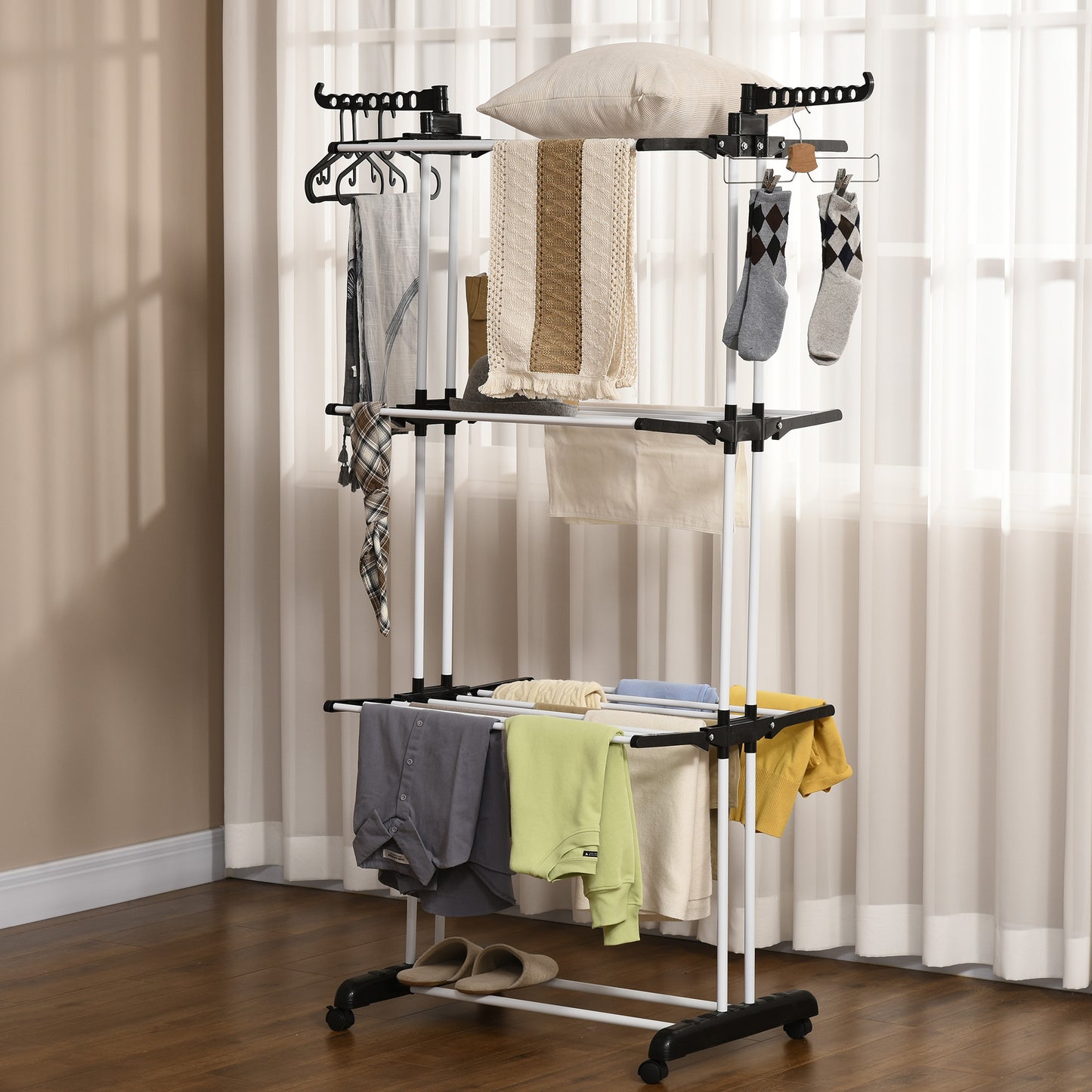 4 Tier Clothes drying rack