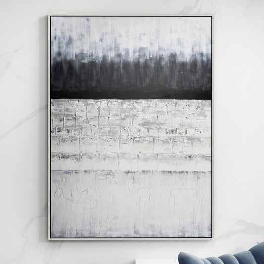 NIGHTFALL, HAND PAINTED CANVAS