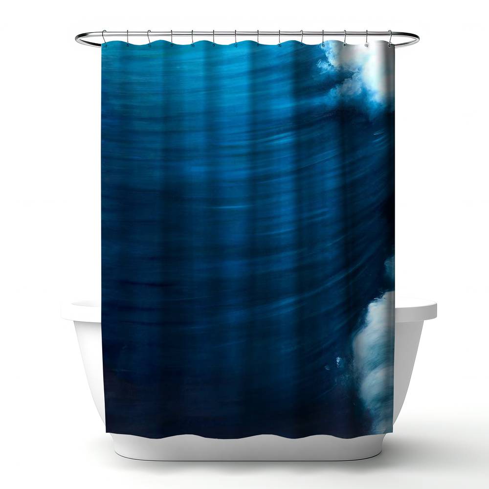 Wave Shower Curtain | 71" X 74"