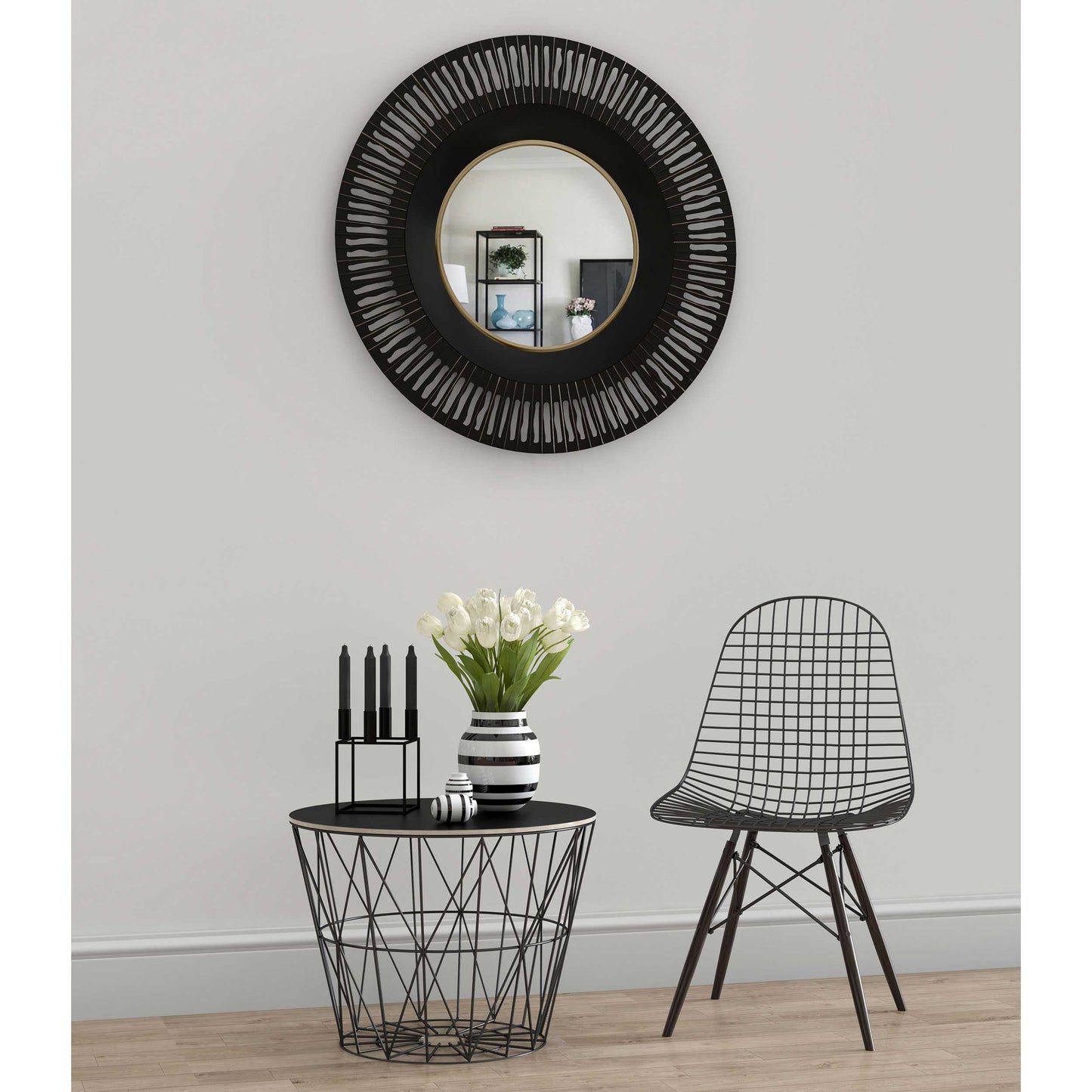 Metal Framed Mirror