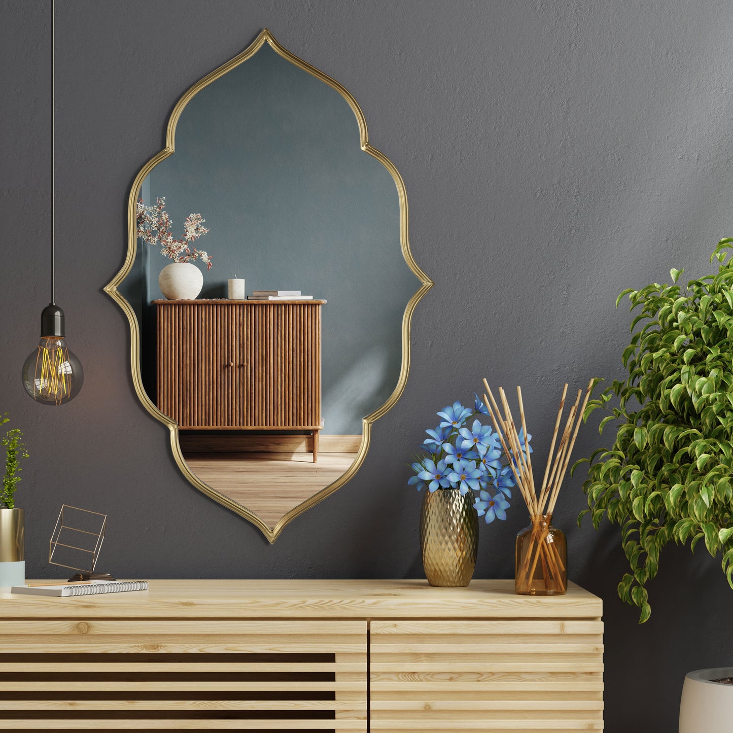 ELOISE METAL WALL MIRROR