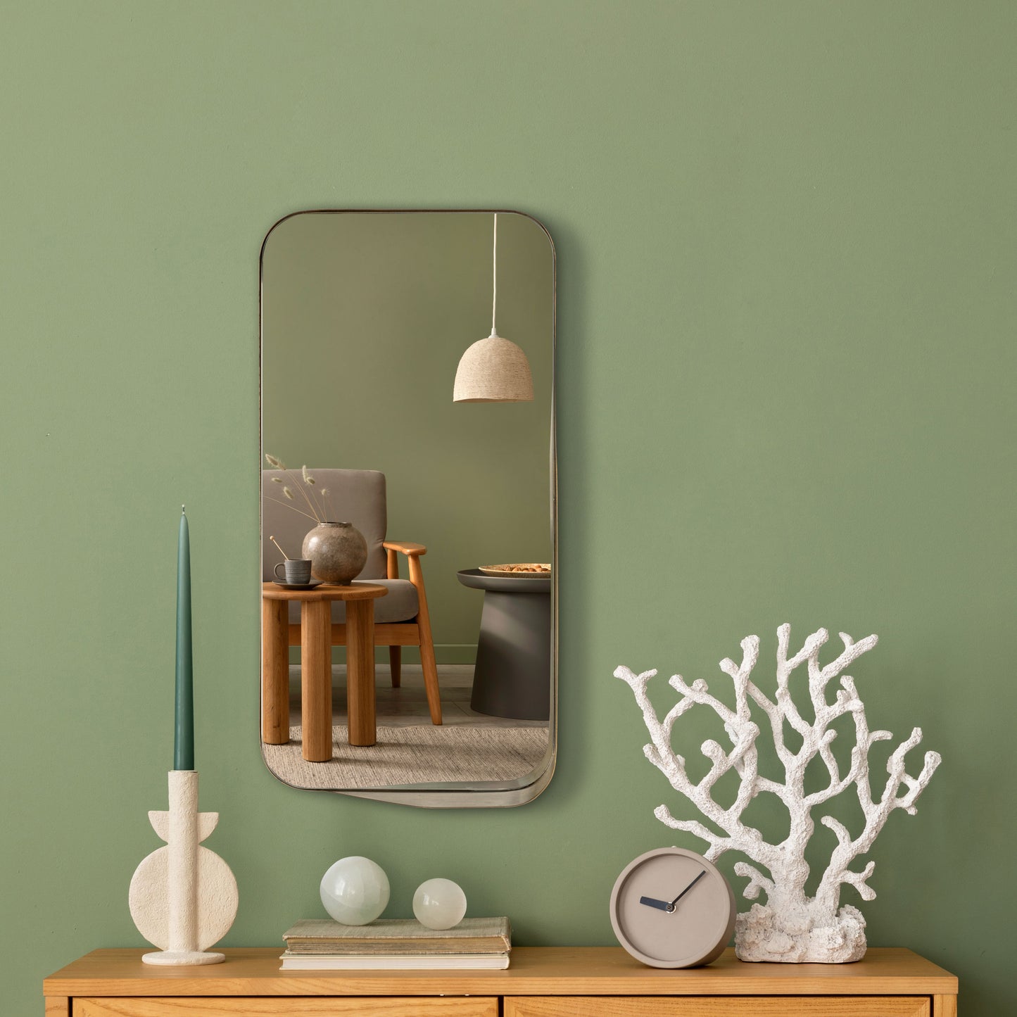 ROMAN METAL WALL MIRROR