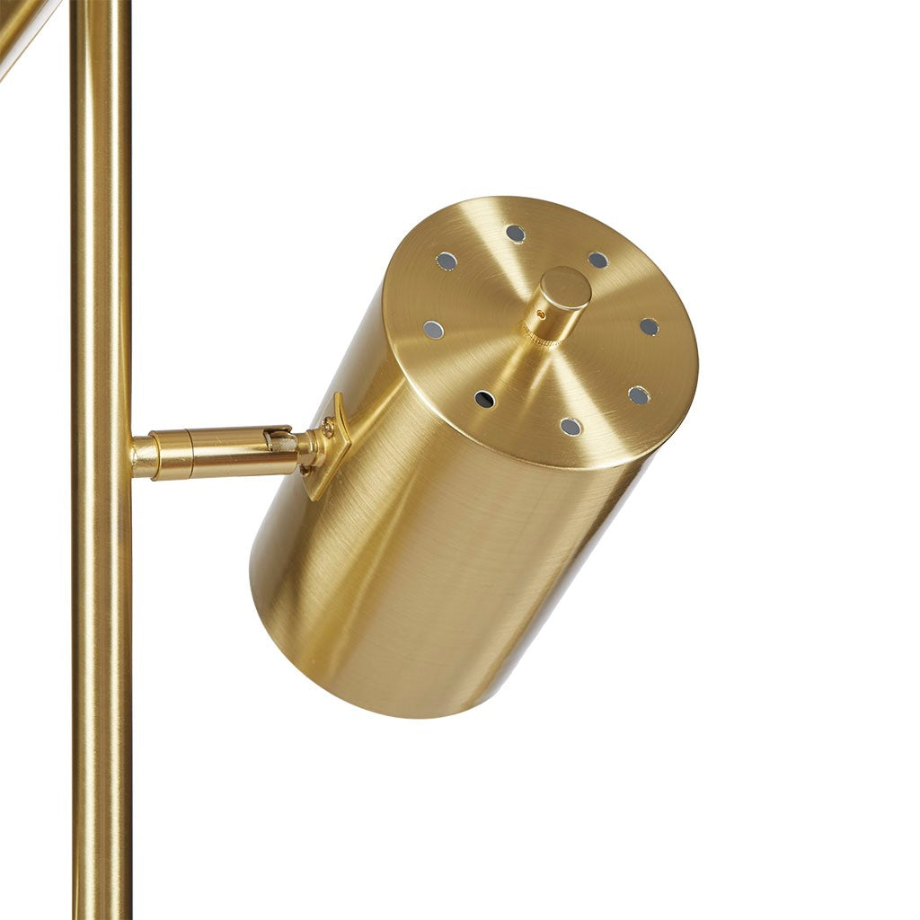 Gold Metal Stand Floor Lamp