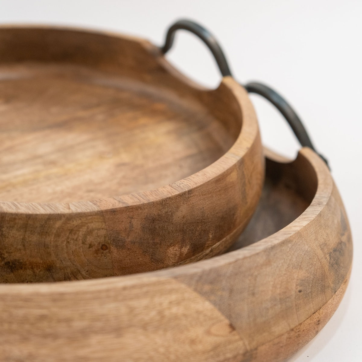 WILDER WOOD TRAYS , SET OF 2