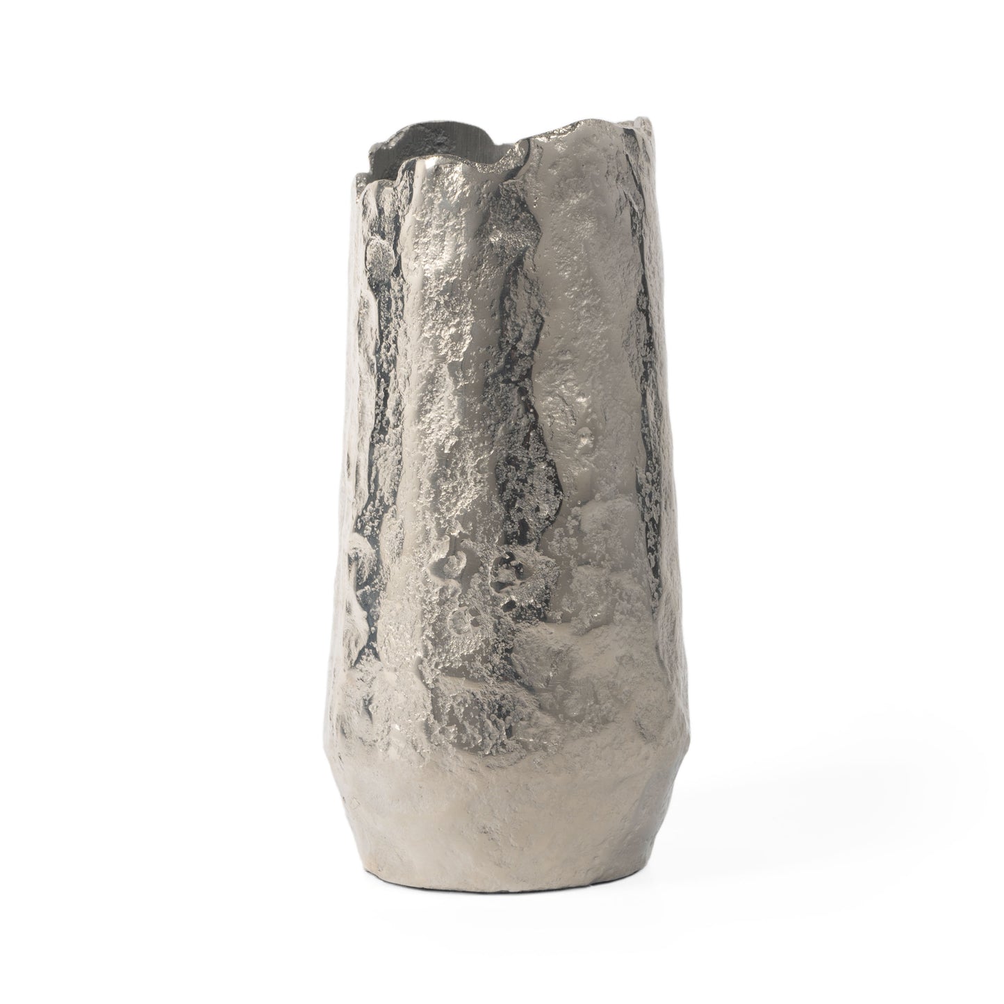 SLOAN METAL VASE, SMALL NICKEL