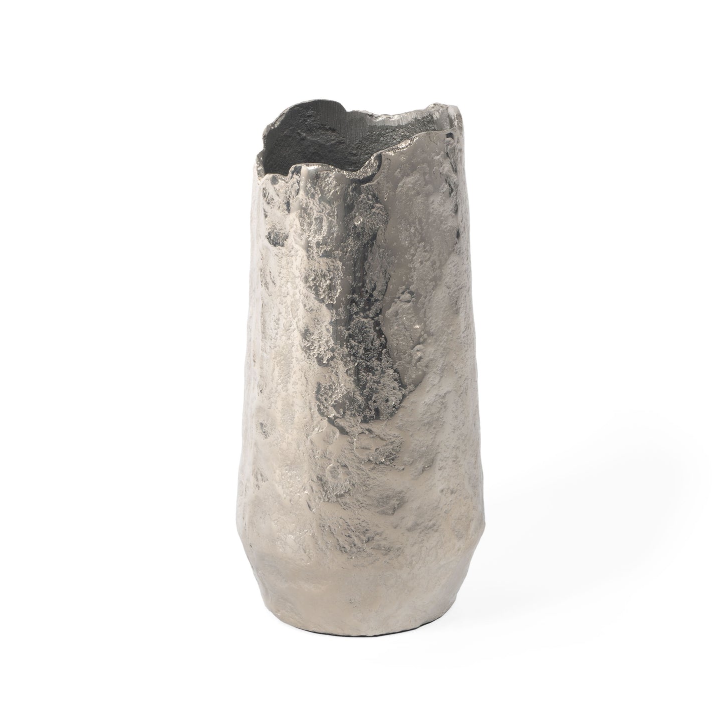 SLOAN METAL VASE, SMALL NICKEL