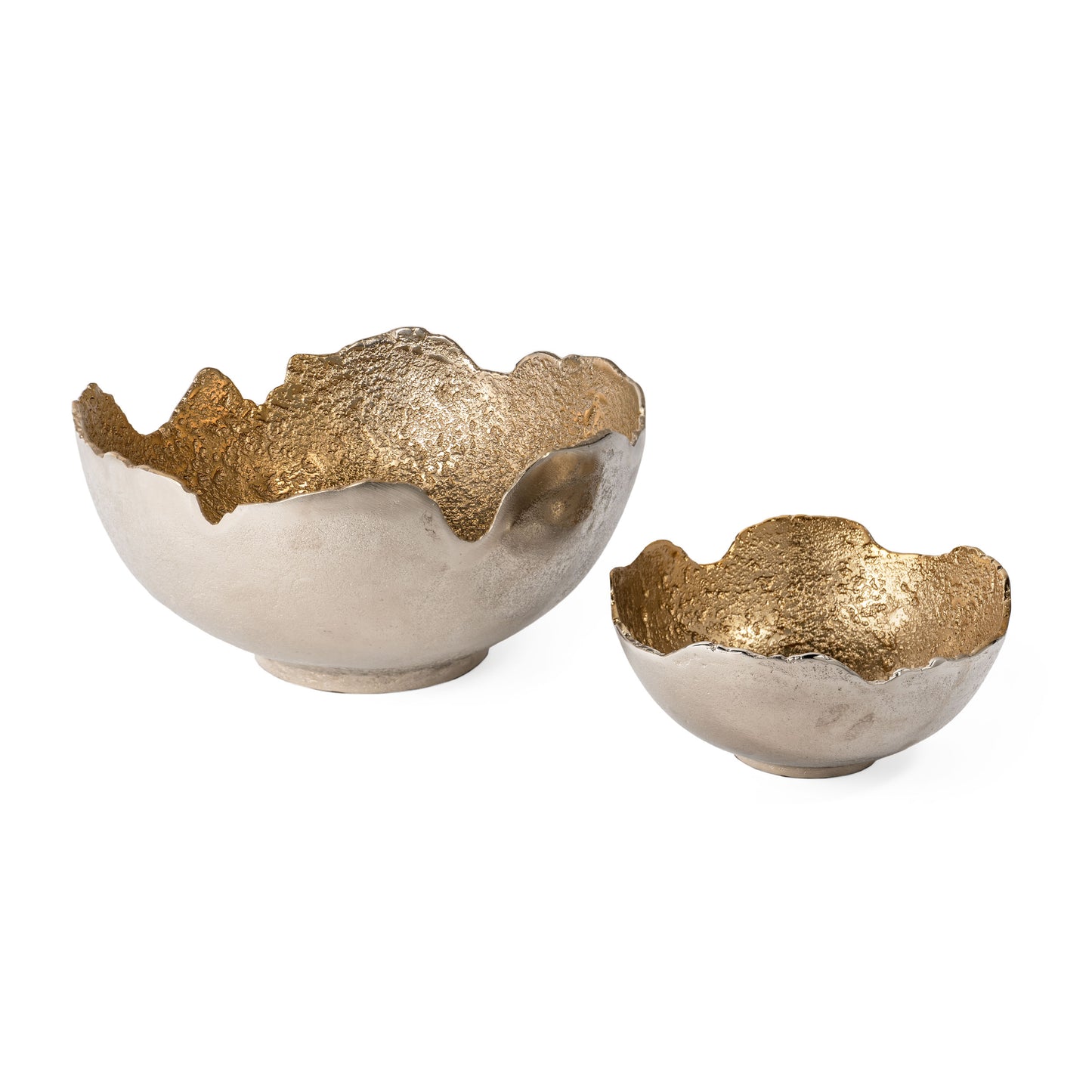 Alora Decorative Metal Bowls, SET OF 2