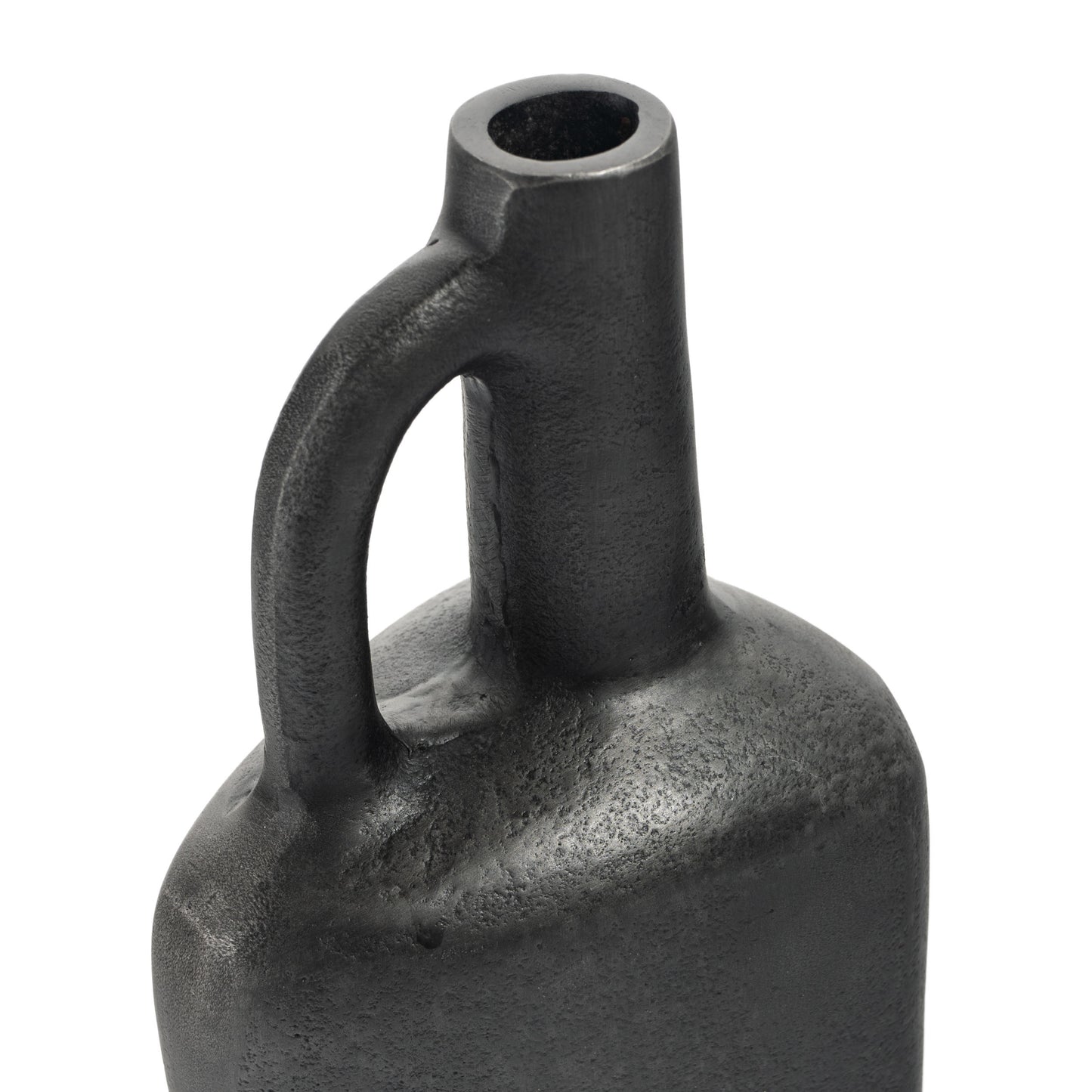 MILLER METAL VASE, SMALL GREY