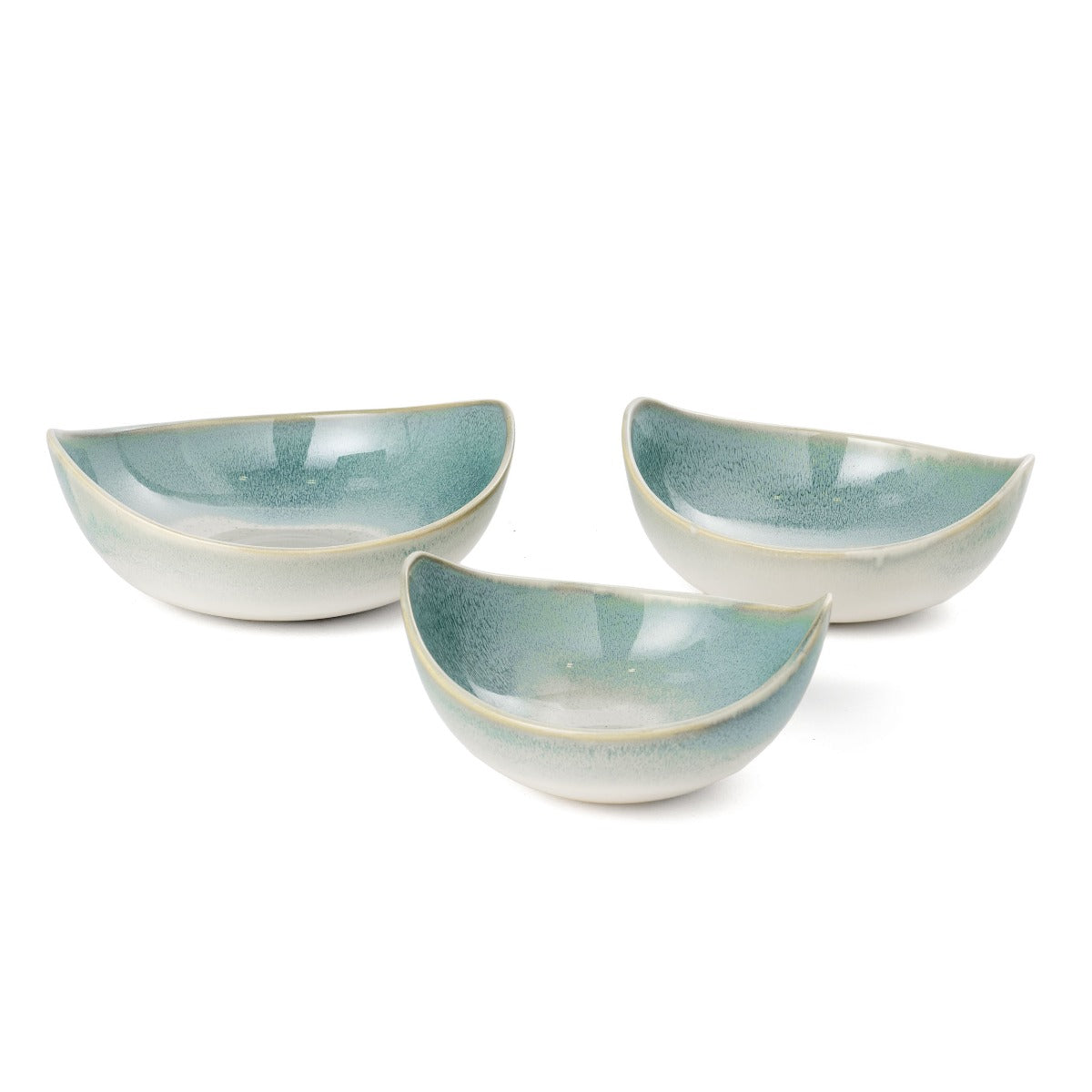 DELMARE CERAMIC BOWLS , Set Of 3