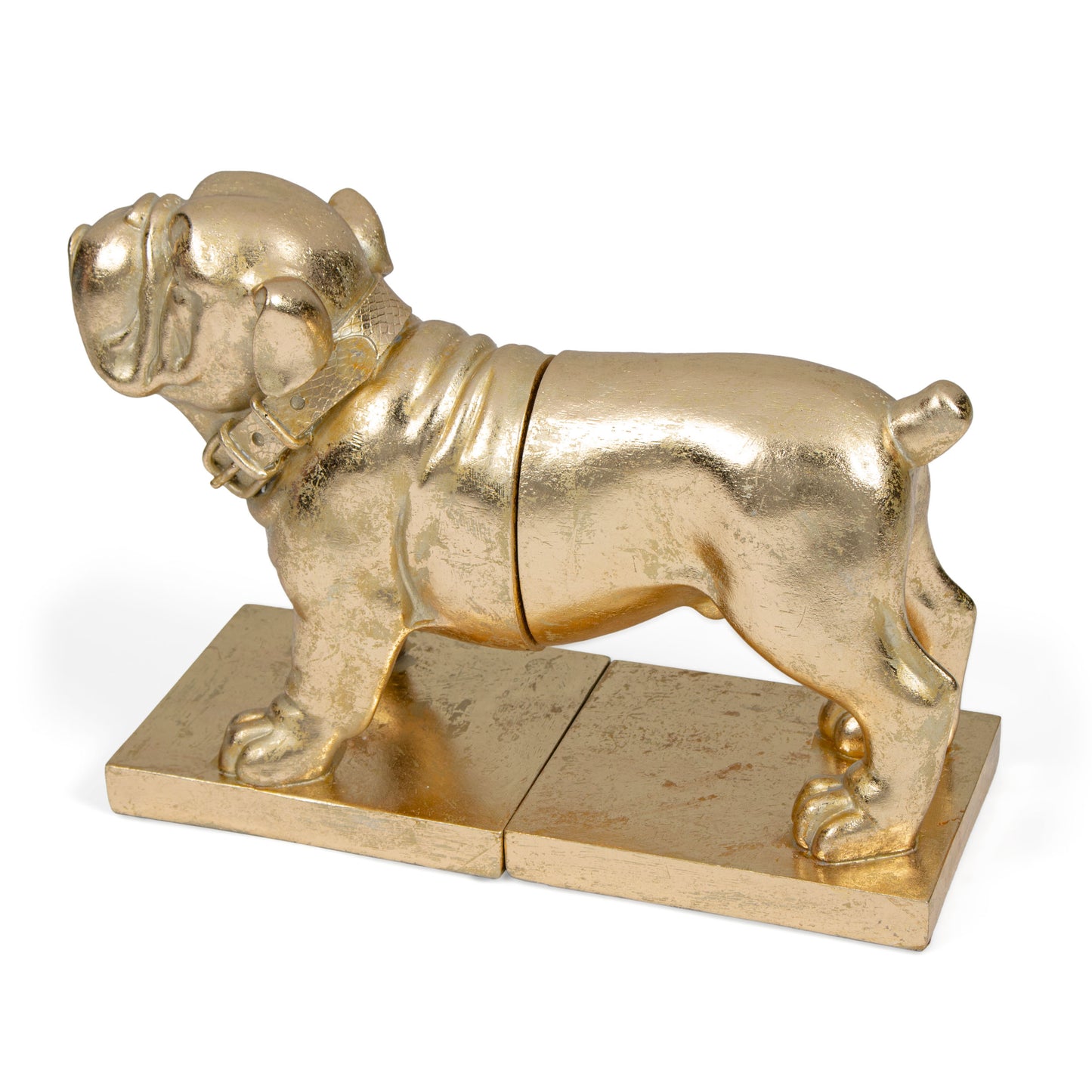 BRUNO, BOOKENDS IN GOLD, SET OF 2