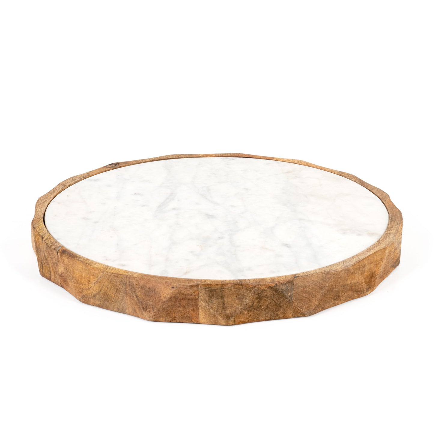 CHLOE MARBLE AND WOOD SERVING BOARD