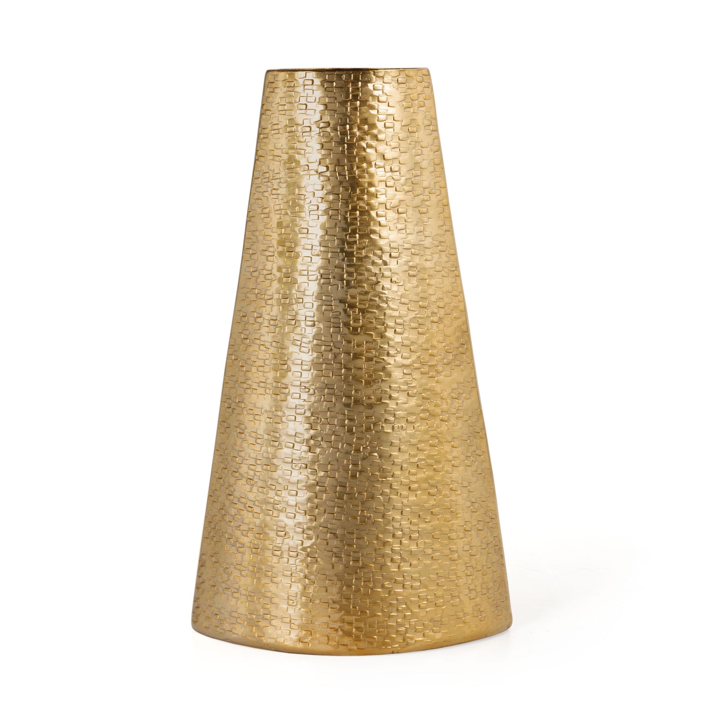 GEMMA METAL TABLE VASE, LARGE GOLD