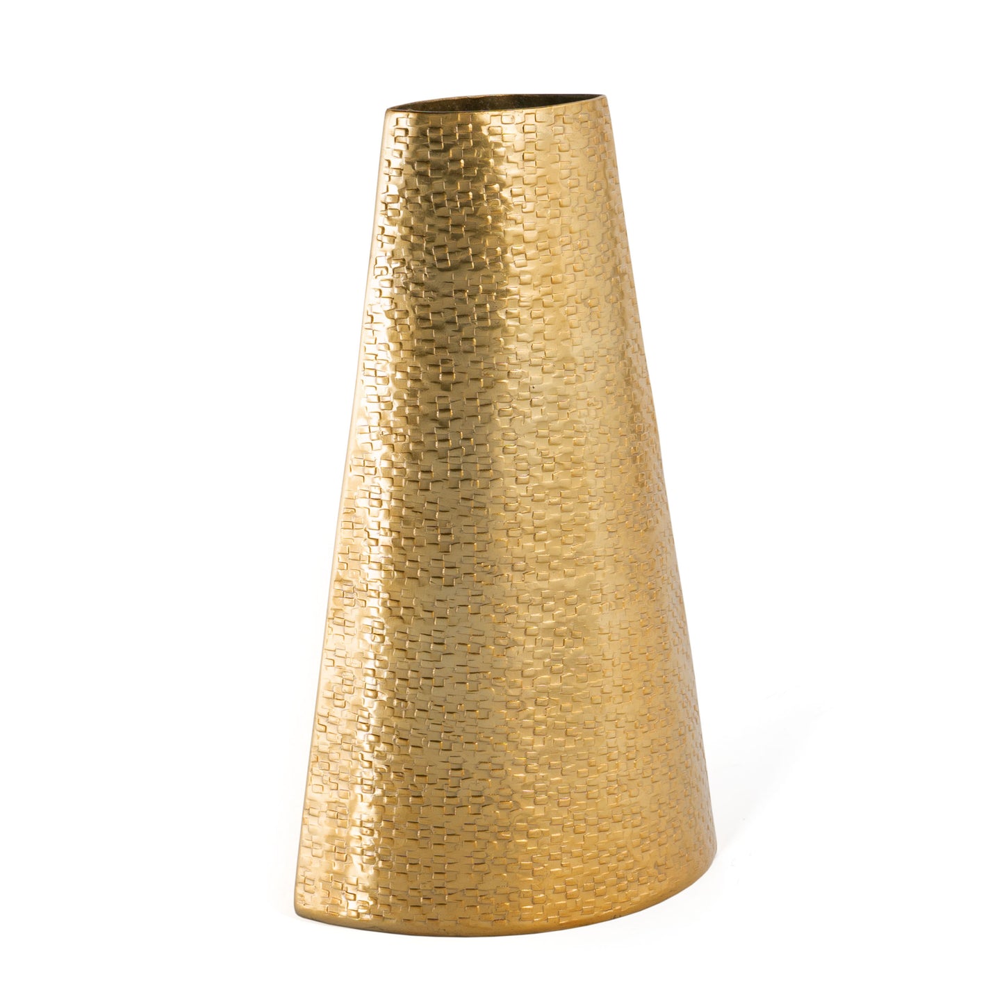 GEMMA METAL TABLE VASE, LARGE GOLD