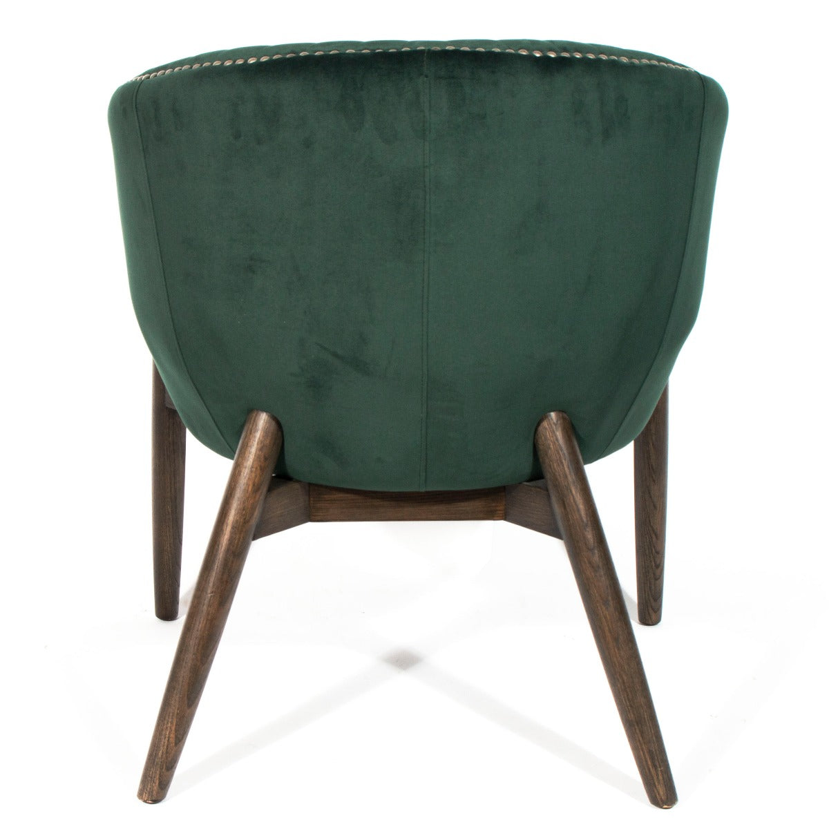 Elegant Plush Velvet Accent Chair in Green