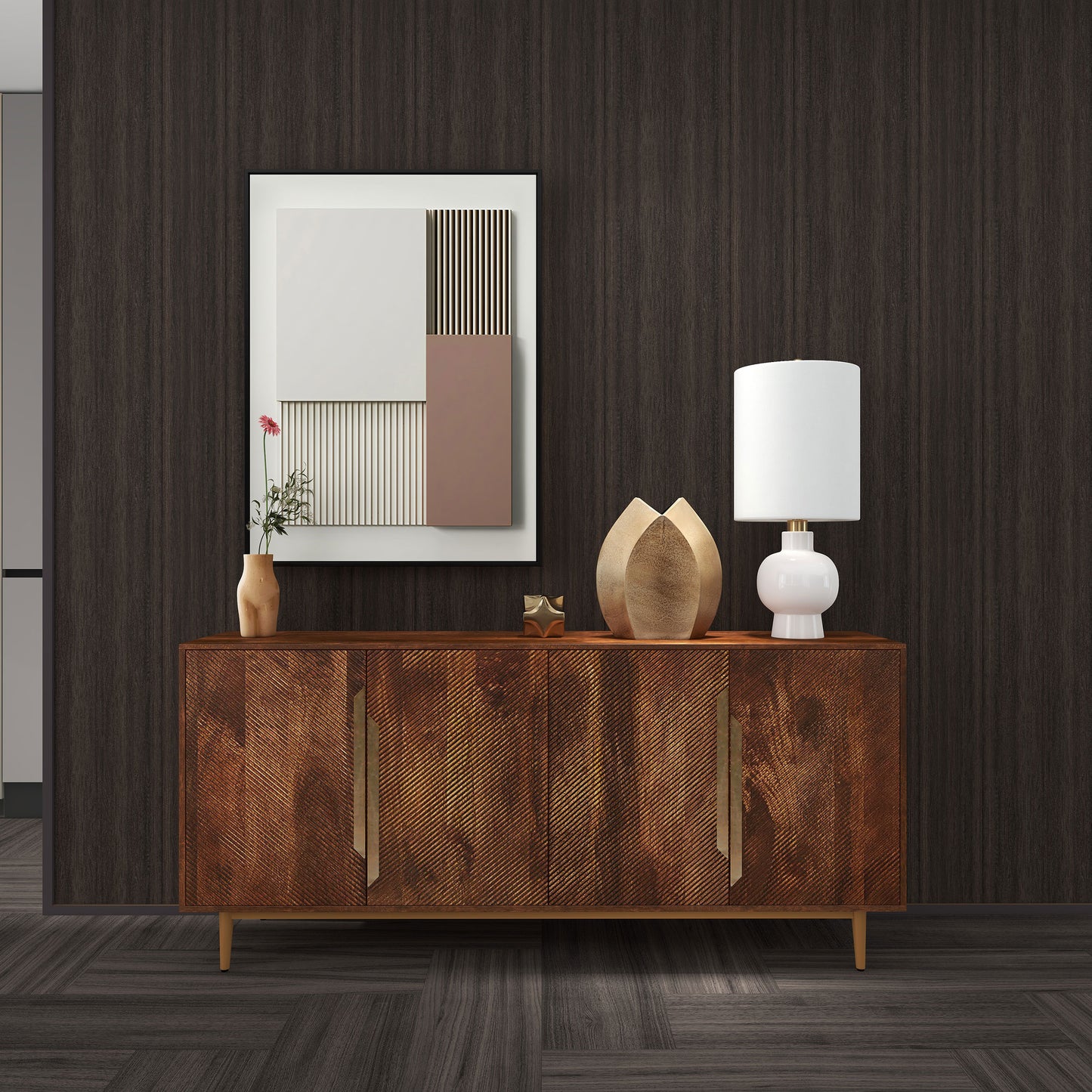 CORTEZ REAL WOOD SIDEBOARD