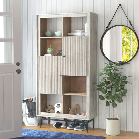 CONTEMPORARY HIGHBOARD, GRAY