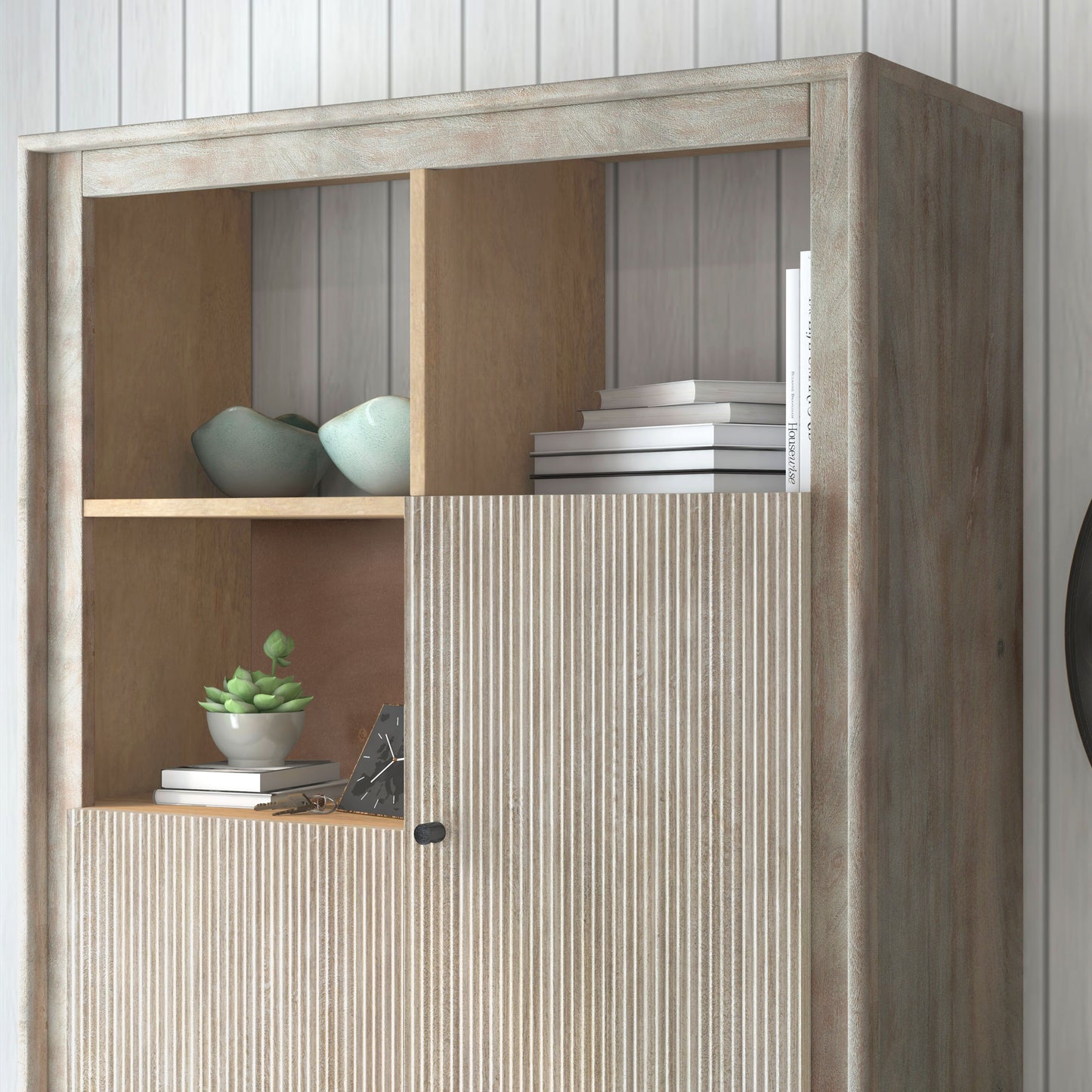 CONTEMPORARY HIGHBOARD, GRAY