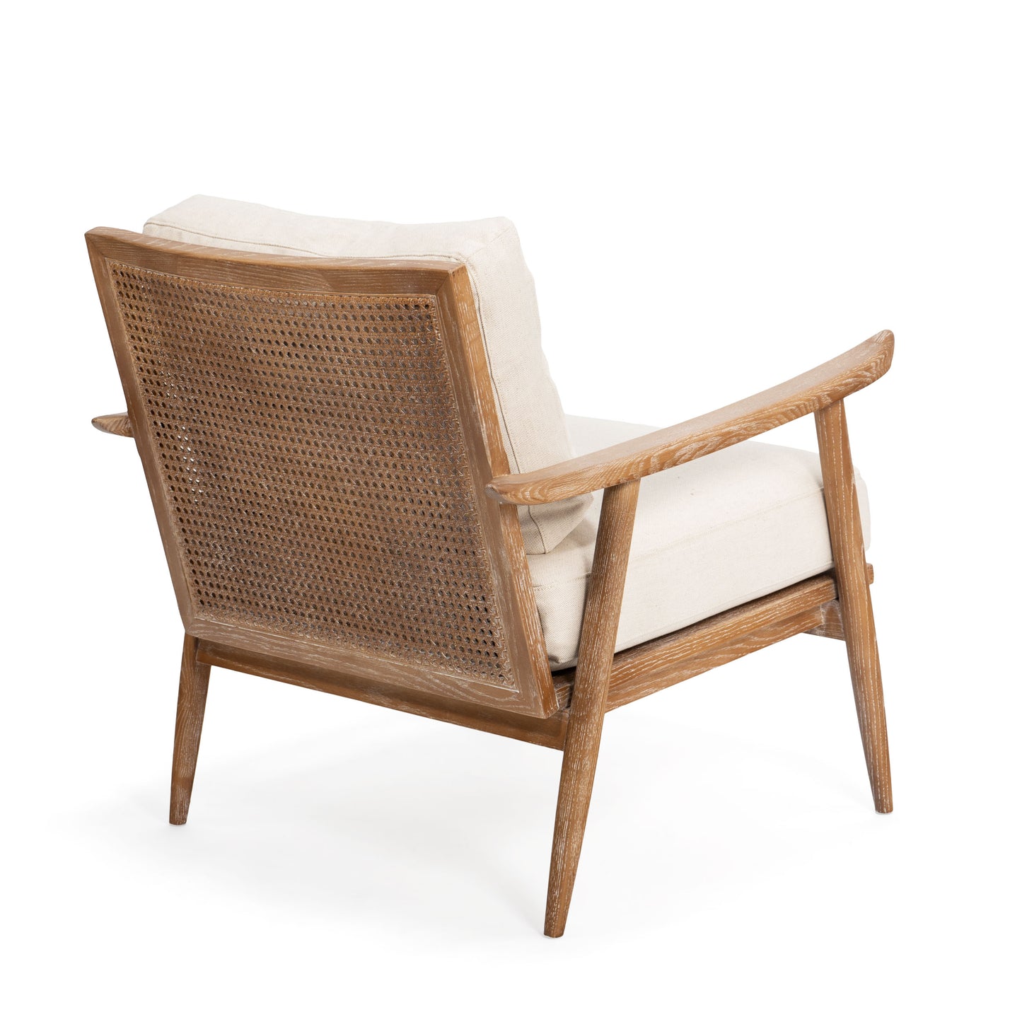 Modern Cane Back Accent Chair