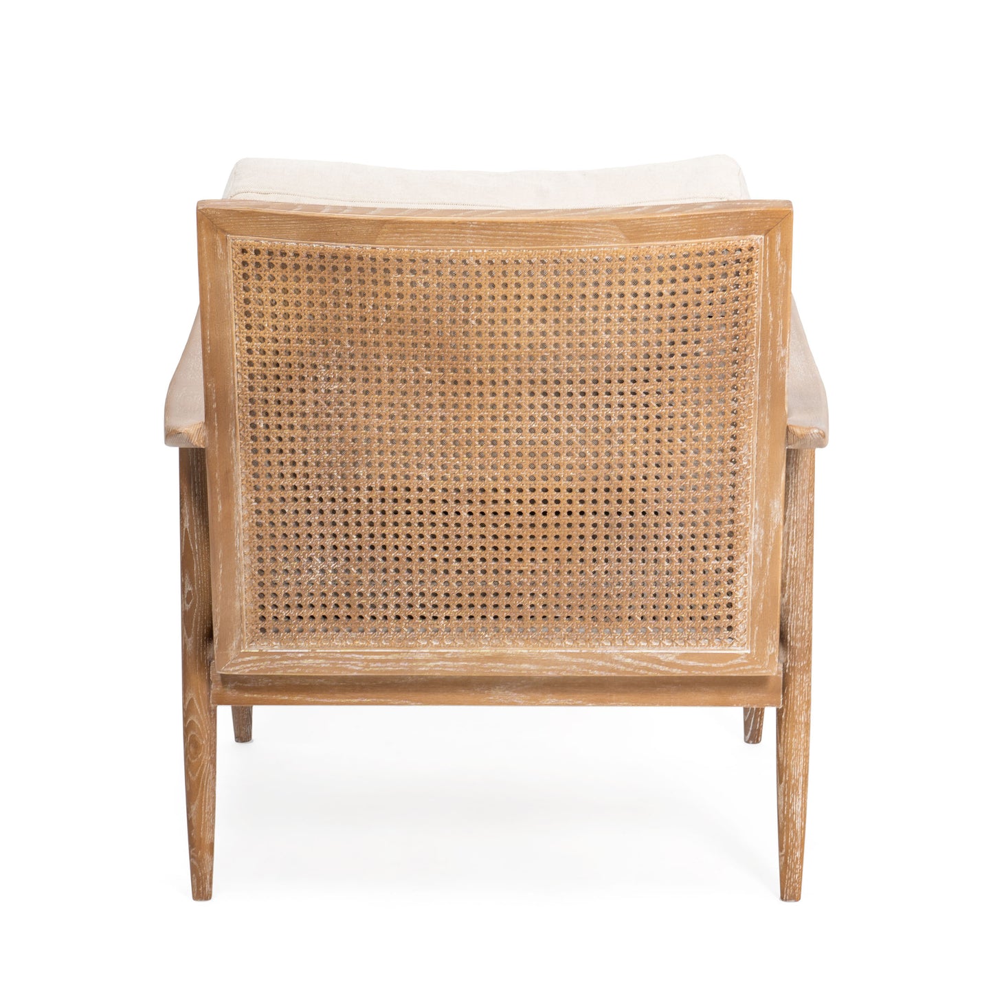 Modern Cane Back Accent Chair