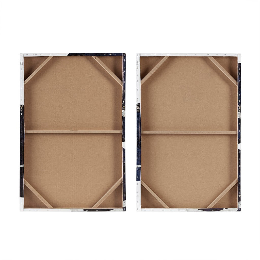 Contemporary Orbit 2-Piece Canvas Wall Art Set