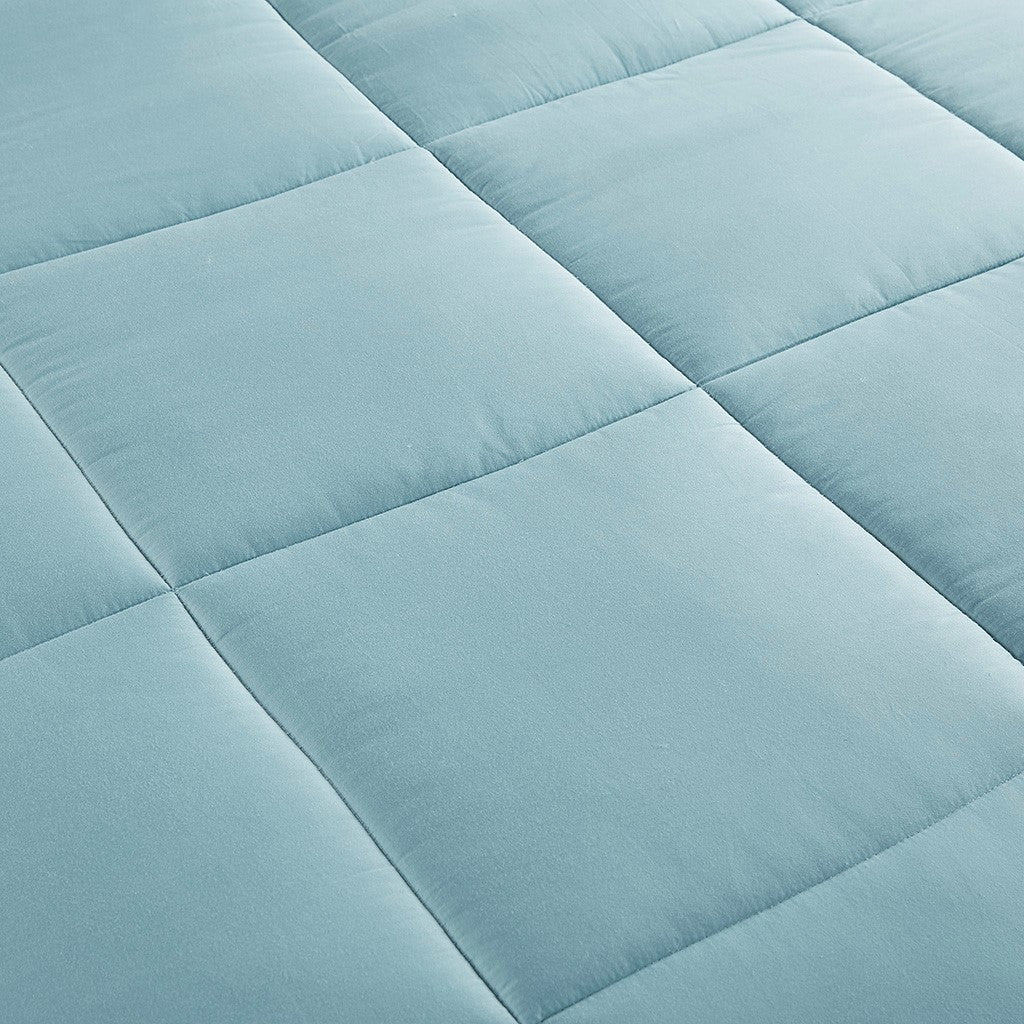 300 Tc Cotton Shell Luxury Down Alternative Comforter, Teal (FULL / QUEEN)