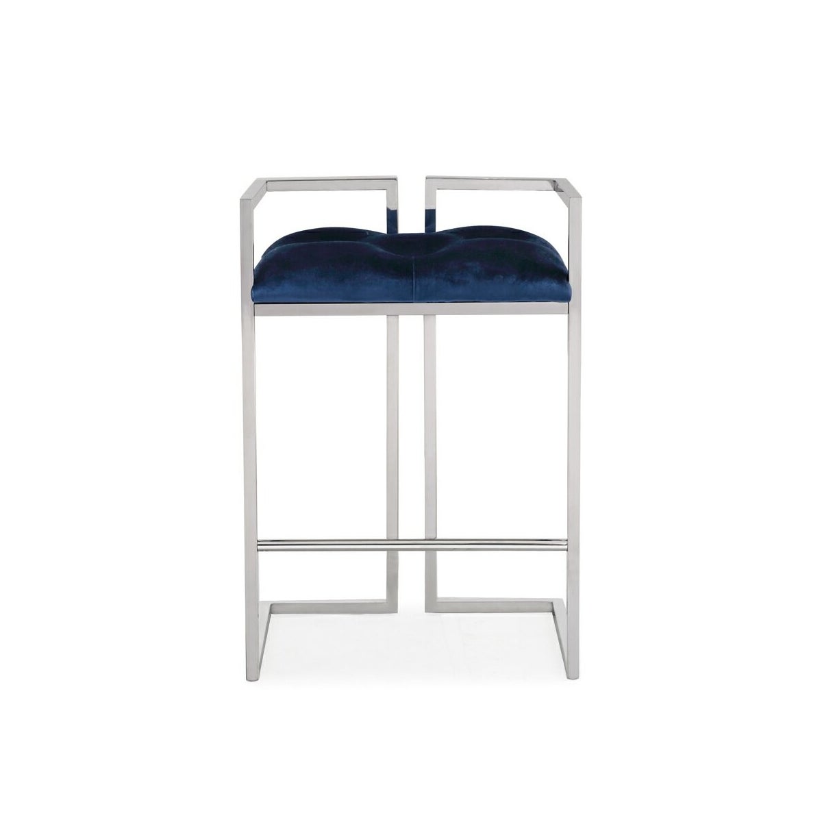 Counter Stool: Blue Velvet