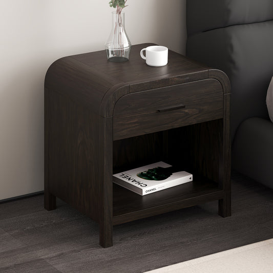 Bowman 1 Drawer Accent Table in Dark Walnut