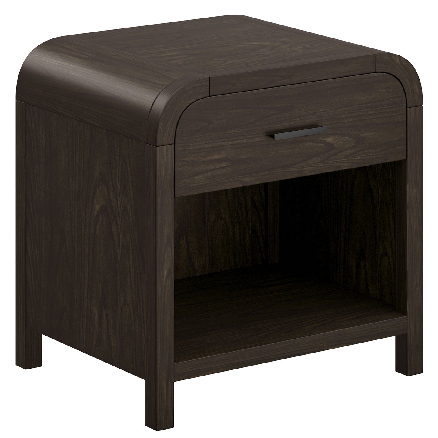 Bowman 1 Drawer Accent Table in Dark Walnut