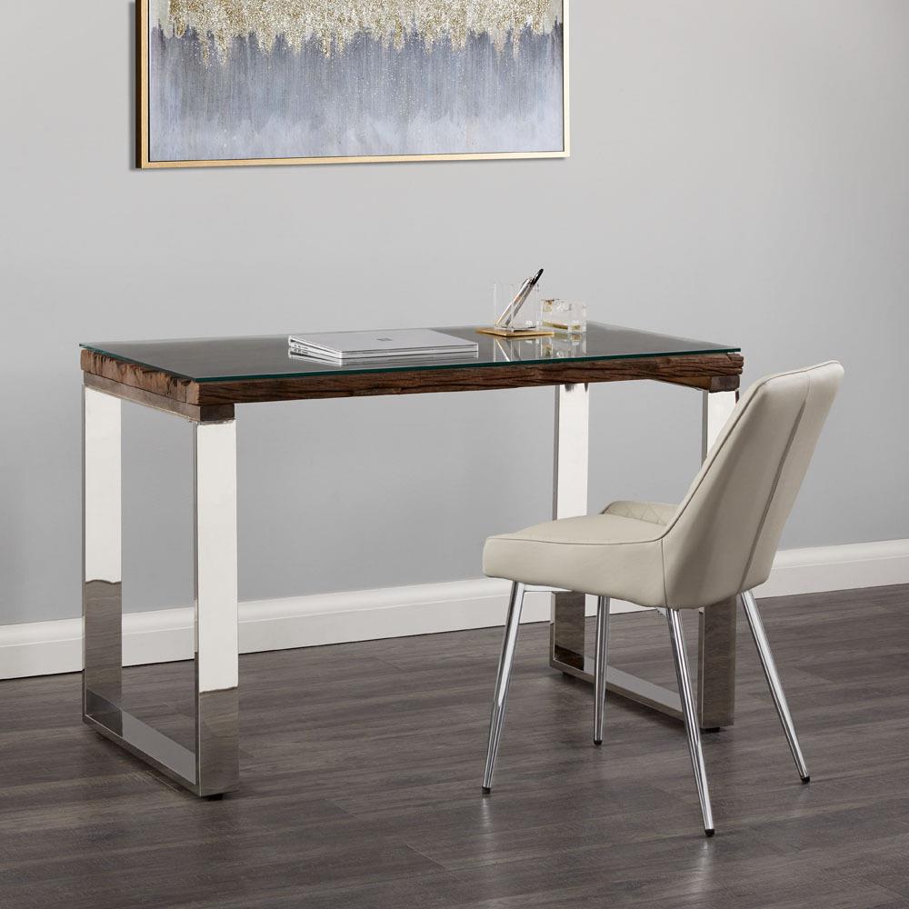 47", RAILWOOD WOOD TOP DESK