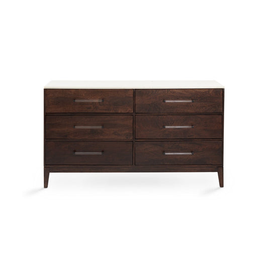 6 Drawer Wood Dresser