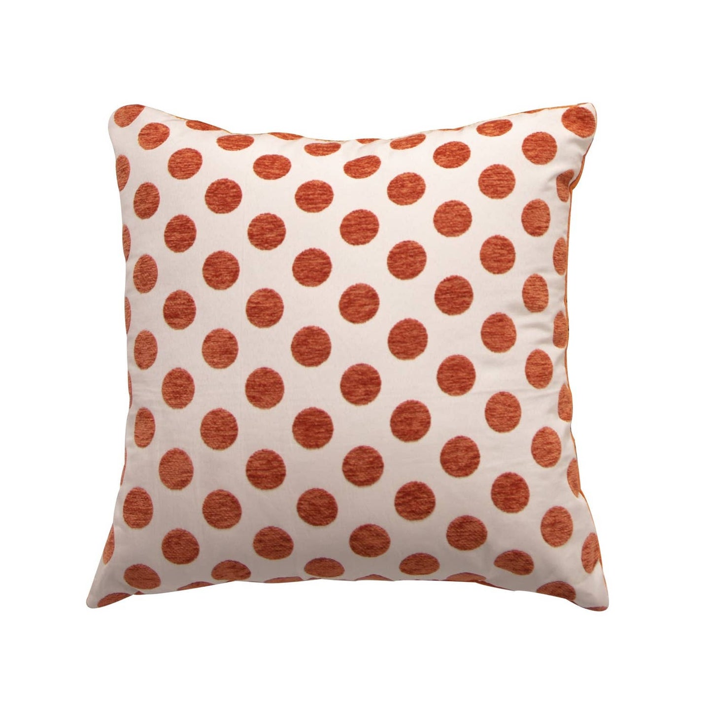 Multiple Geometric Pattern Orange Cushion Cover 18x18 Inch