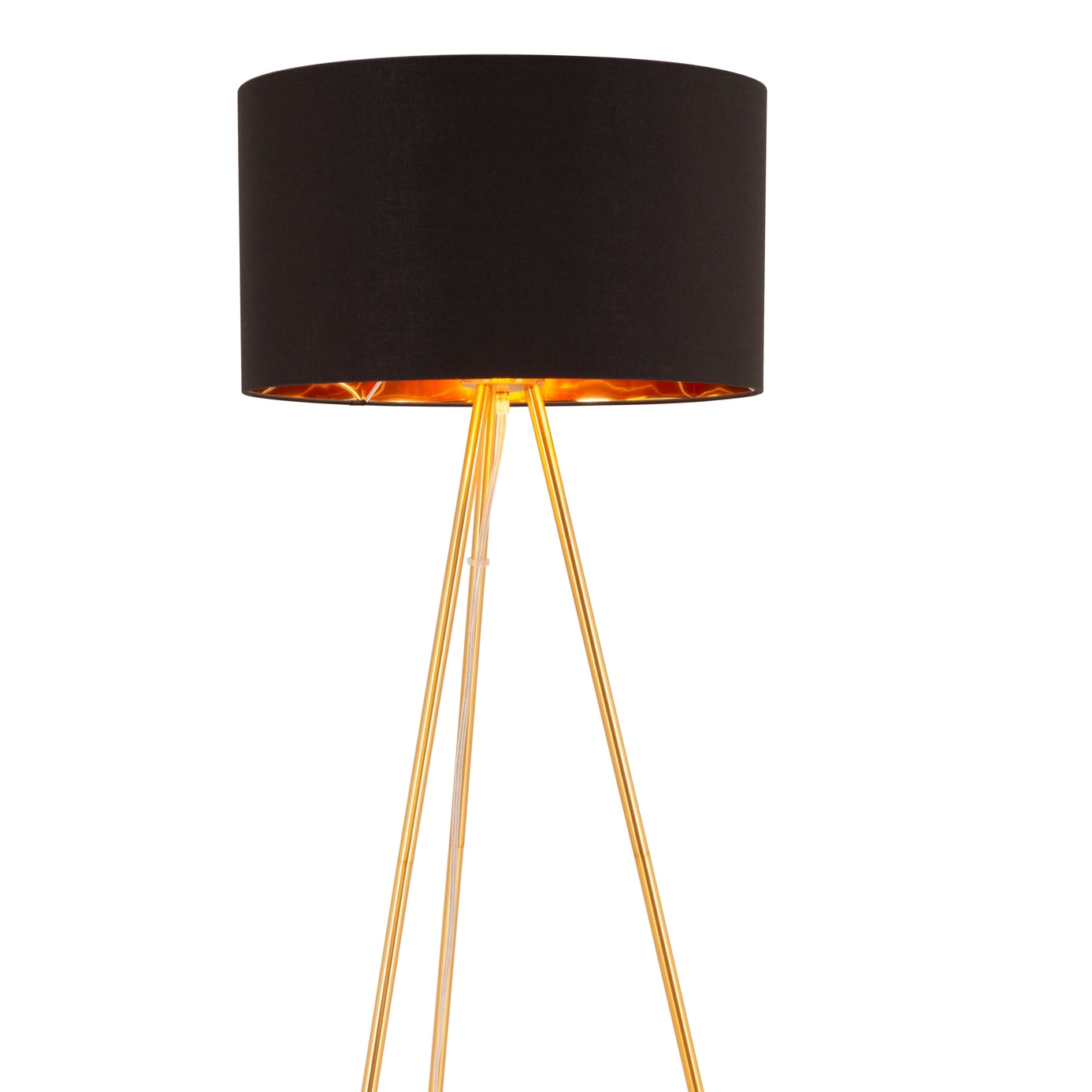 Mariel Floor Lamp Black & Gold